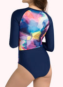 Siren Long Sleeve One Piece Swimsuit — Origin