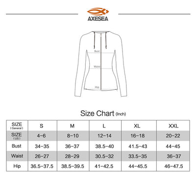 Axesea Feeling Nature Hoodie Rash Guard  Top