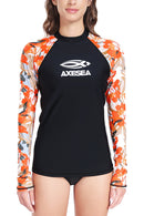 Axesea Long Sleeve UPF 50 Rash Guard Top