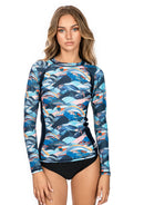 Axesea Team Long Sleeve UPF 50 Rash Guard——Feeling Nature