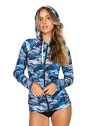 Axesea Feeling Nature Hoodie Rash Guard  Top